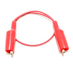 Mueller Electric Crocodile Clip Lead, 10A, Red, 1.2m Lead Length