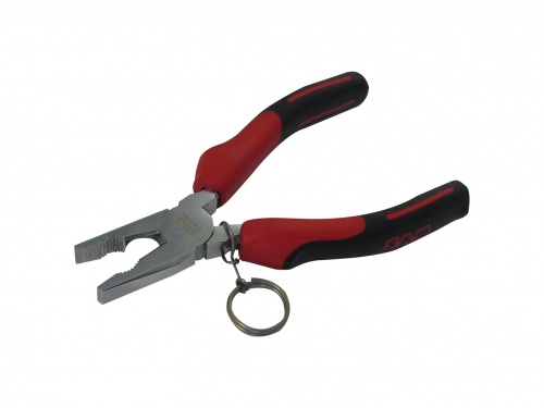 SAM Combination Pliers, 185 mm Overall, Straight Tip, 37mm Jaw