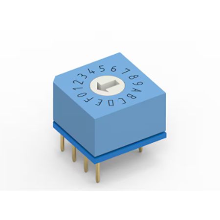 Wurth Elektronik 4285173109, 16 Position, BCD Rotary Switch, 150mA, Solder