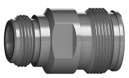 Telegartner Straight 50Ω Coax Adapter N Socket to 4.3-10 Socket 6GHz