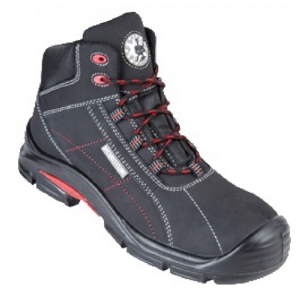Himalayan Black Composite Toe Capped Unisex Safety Boots, UK 9, EU 43