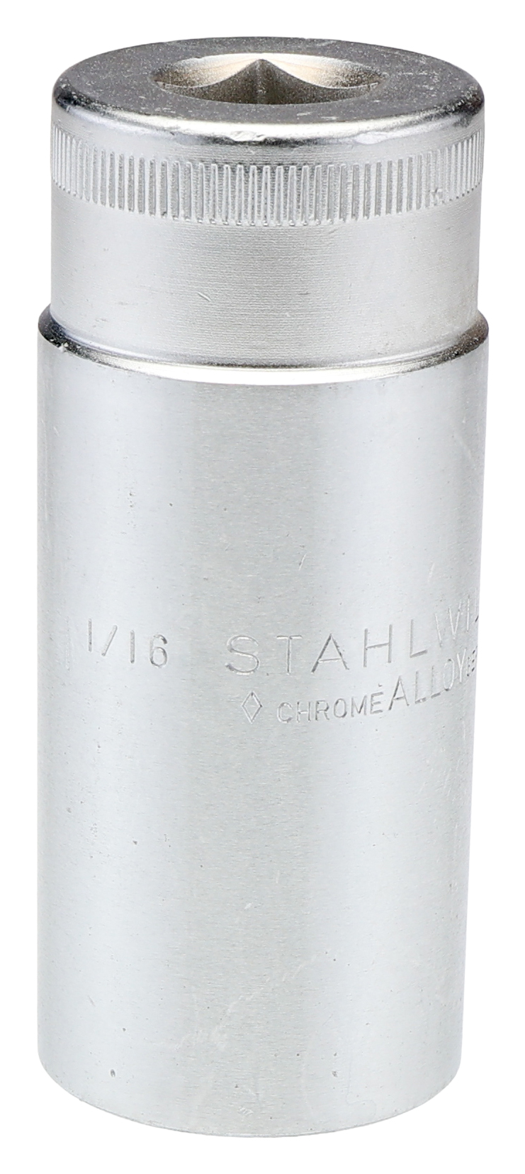 STAHLWILLE 1/2 in Drive 1 1/16in Deep Socket, 12 point, 83 mm Overall Length