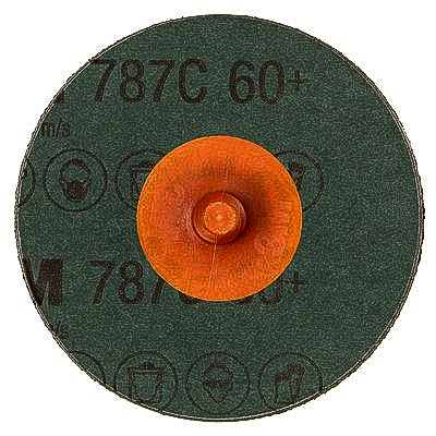 3M Ceramic Sanding Disc, 75mm, Medium Grade, P60 Grit, 25 in pack