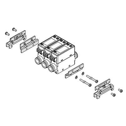 SMC Bracket ZS-33-R1, For Use With PFM