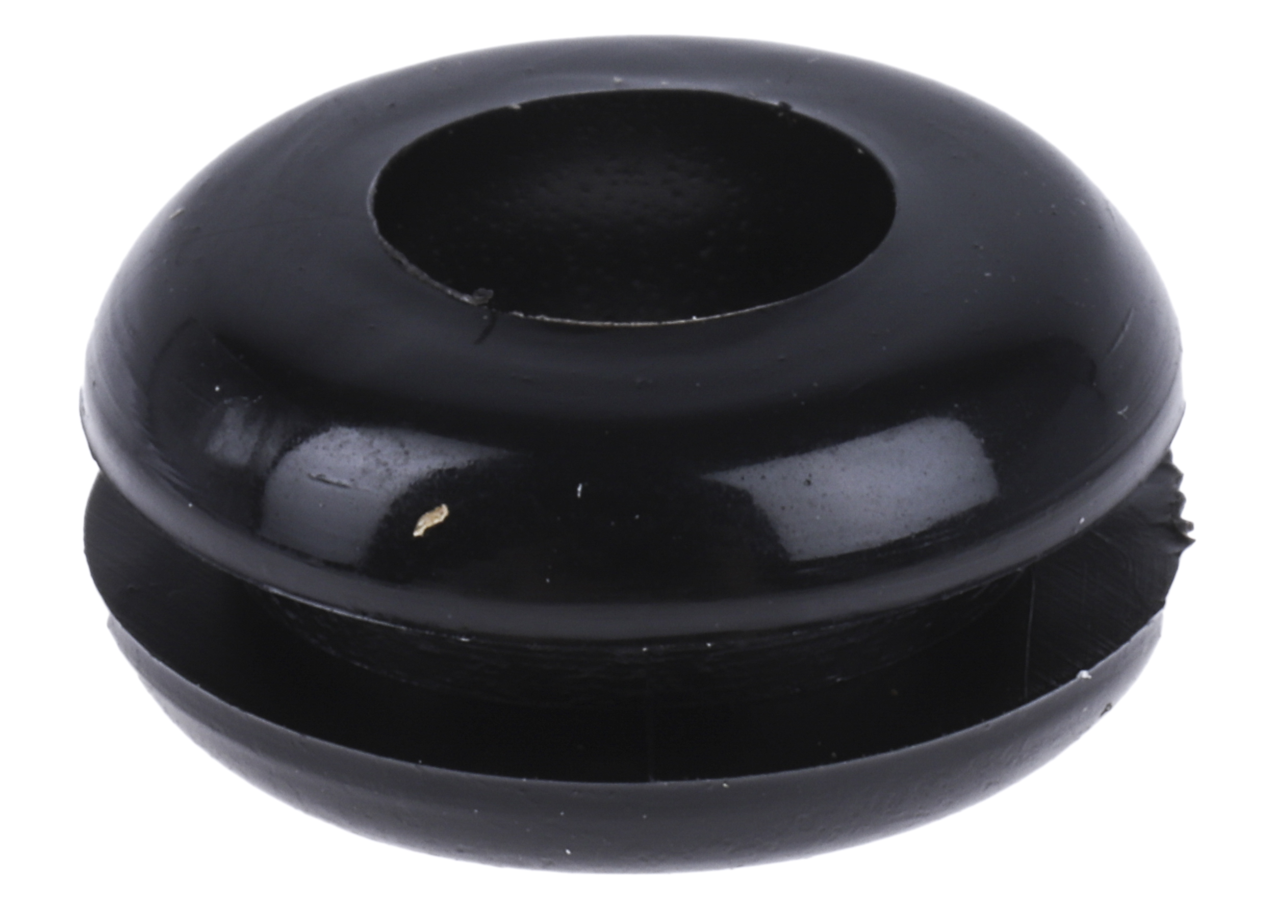 RS PRO Black PVC 10mm Cable Grommet for Maximum of 6.4mm Cable Dia.
