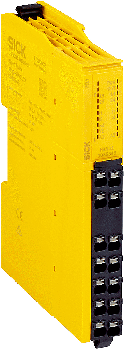 SICK ReLy RLY3 Safety Relay 24V dc, Dual-Channel 2 Safety Contacts