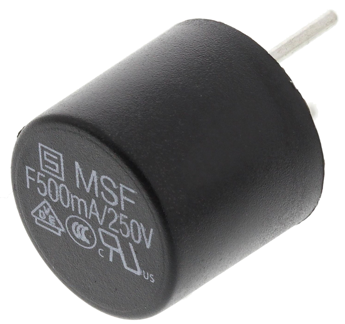Schurter PC Board Non Resettable Fuse, Radial 500mA, 250V ac