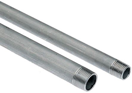 RS PRO BSPT 3/8in Stainless Steel Pipe, 2m Length, 16.6mm Nominal Outer Diameter