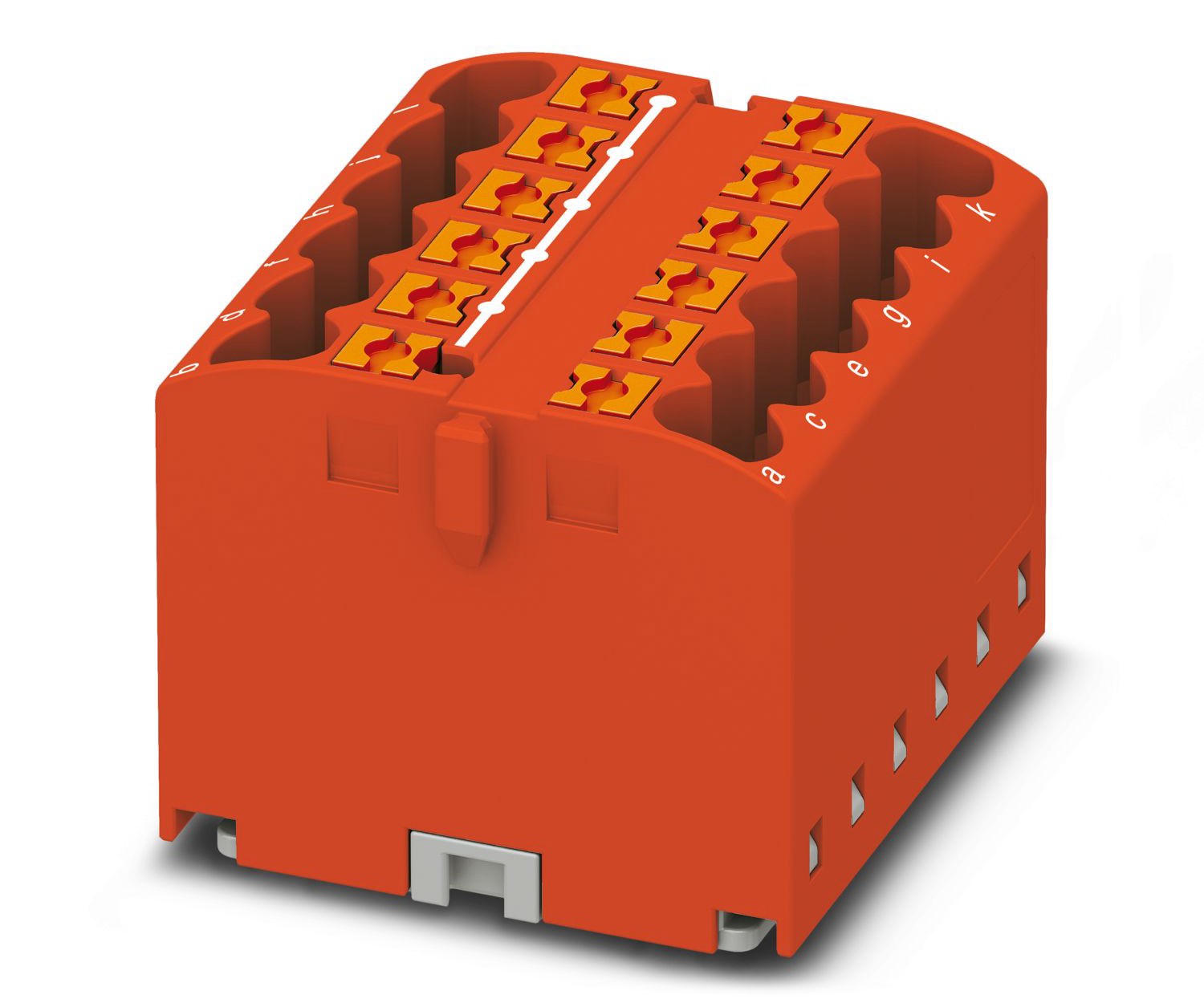 Phoenix Contact Distribution Block, 12 Way, 4mm², 24A, 450 V, Red