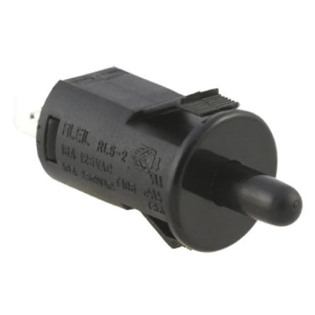 RS PRO Push Button Switch, (On)-Off, 15mm Cutout, SPST, 250V ac