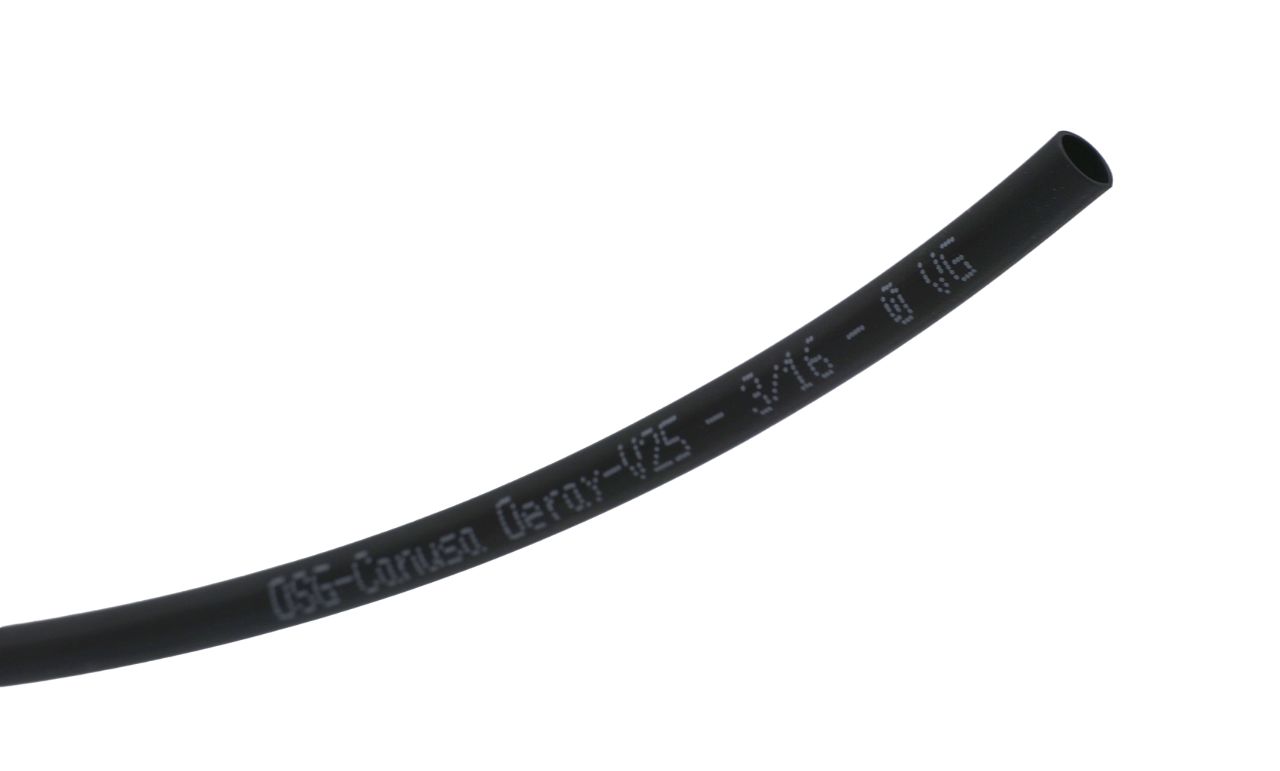 DSG-Canusa Heat Shrink Tubing, Black 2:1 Ratio, DERAY V25 Series