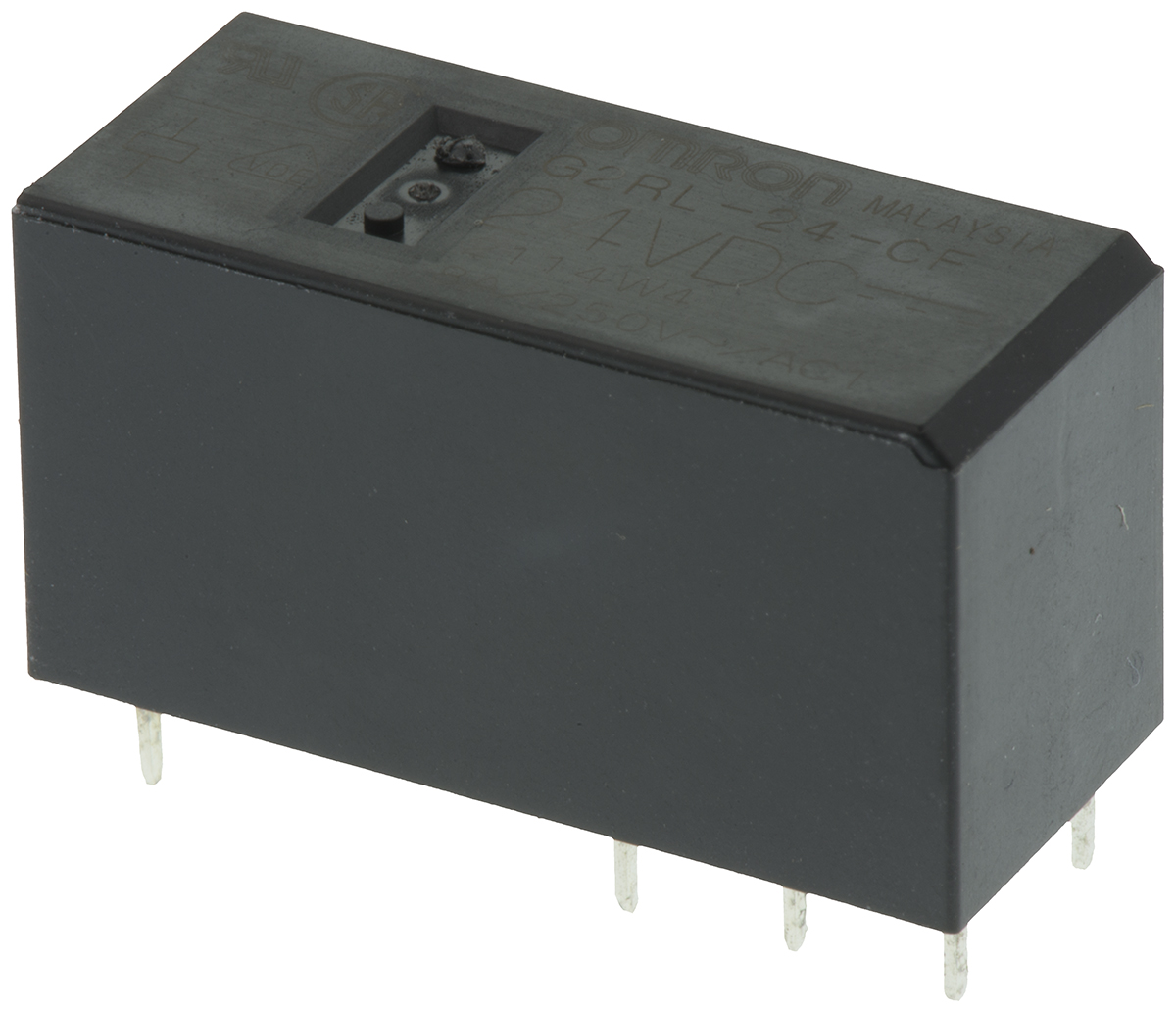 Omron PCB Mount Power Relay, 24V dc Coil, 8A Switching Current, DPDT