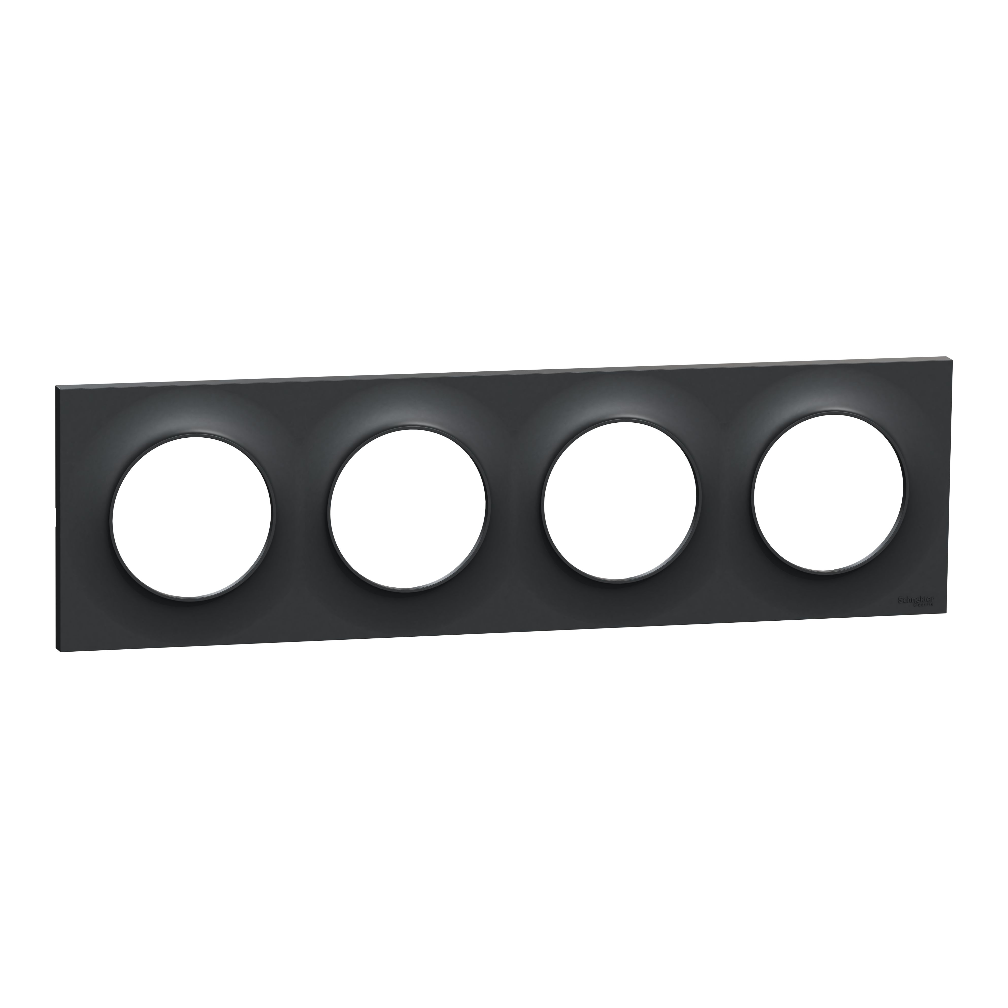 Schneider Electric Anthracite, 4 Gang, Odace
