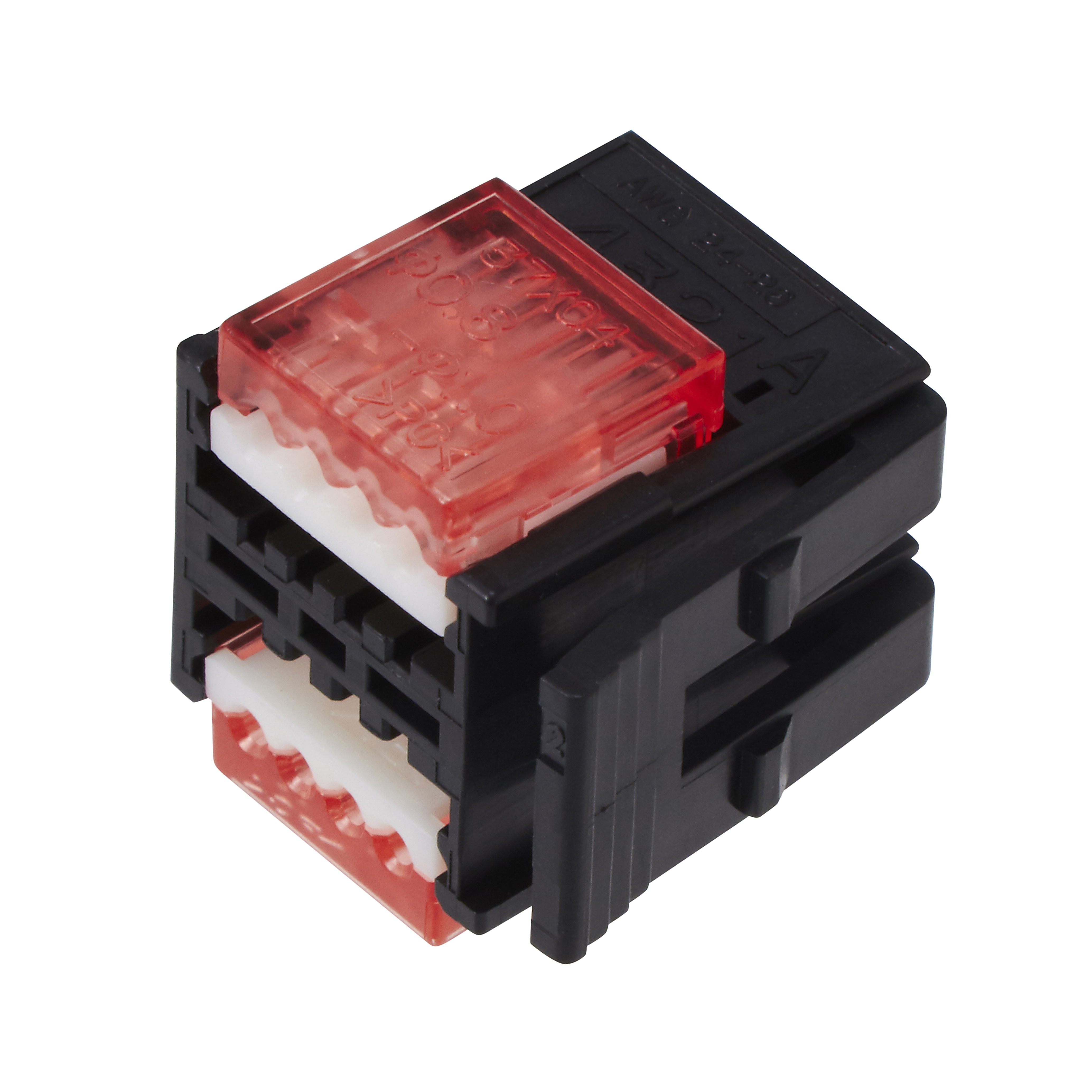 3M 371 Series Terminal Plug, 4-Way, 3A, 20 → 26 AWG Wire, IDC Termination