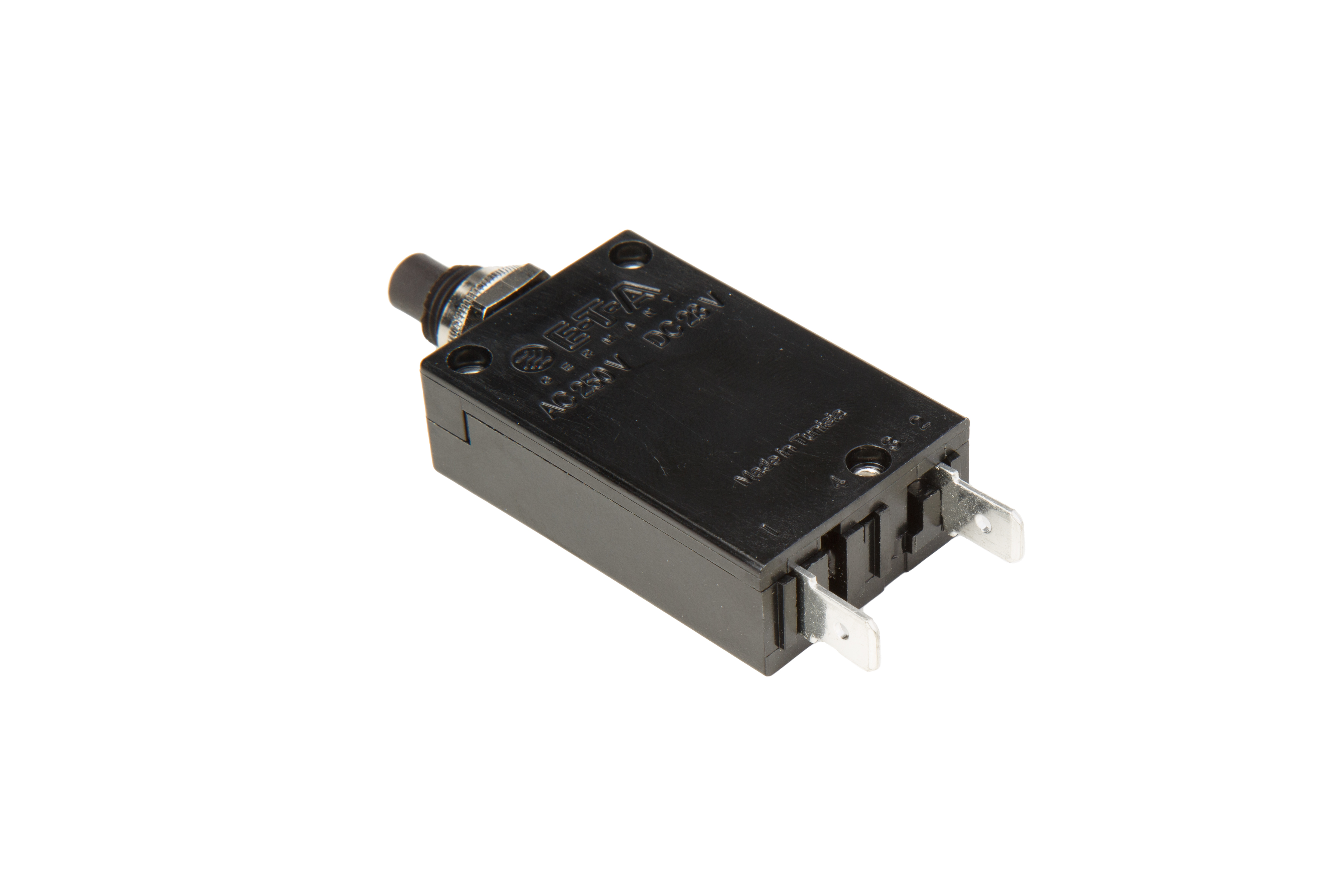 ETA Thermal Circuit Breaker - 2-5700  Single Pole 250V Voltage Rating Panel Mount, 20A Current Rating