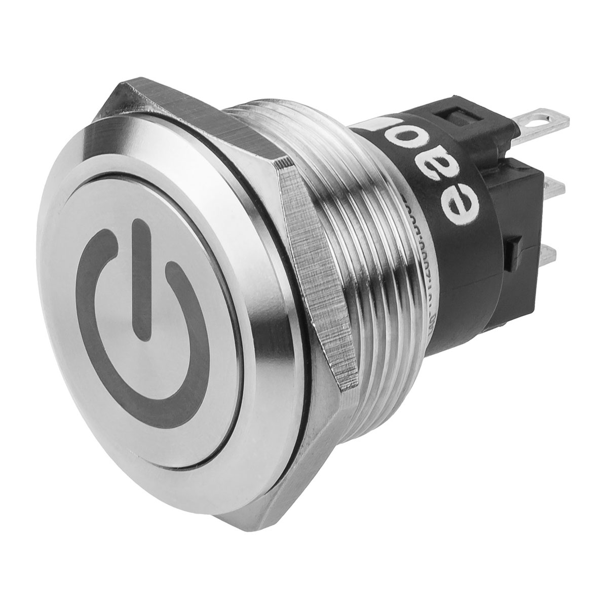 EAO 82 Series Push Button Switch, Latching, Panel Mount, 22.3mm Cutout, SPDT, 240V, IP65, IP67