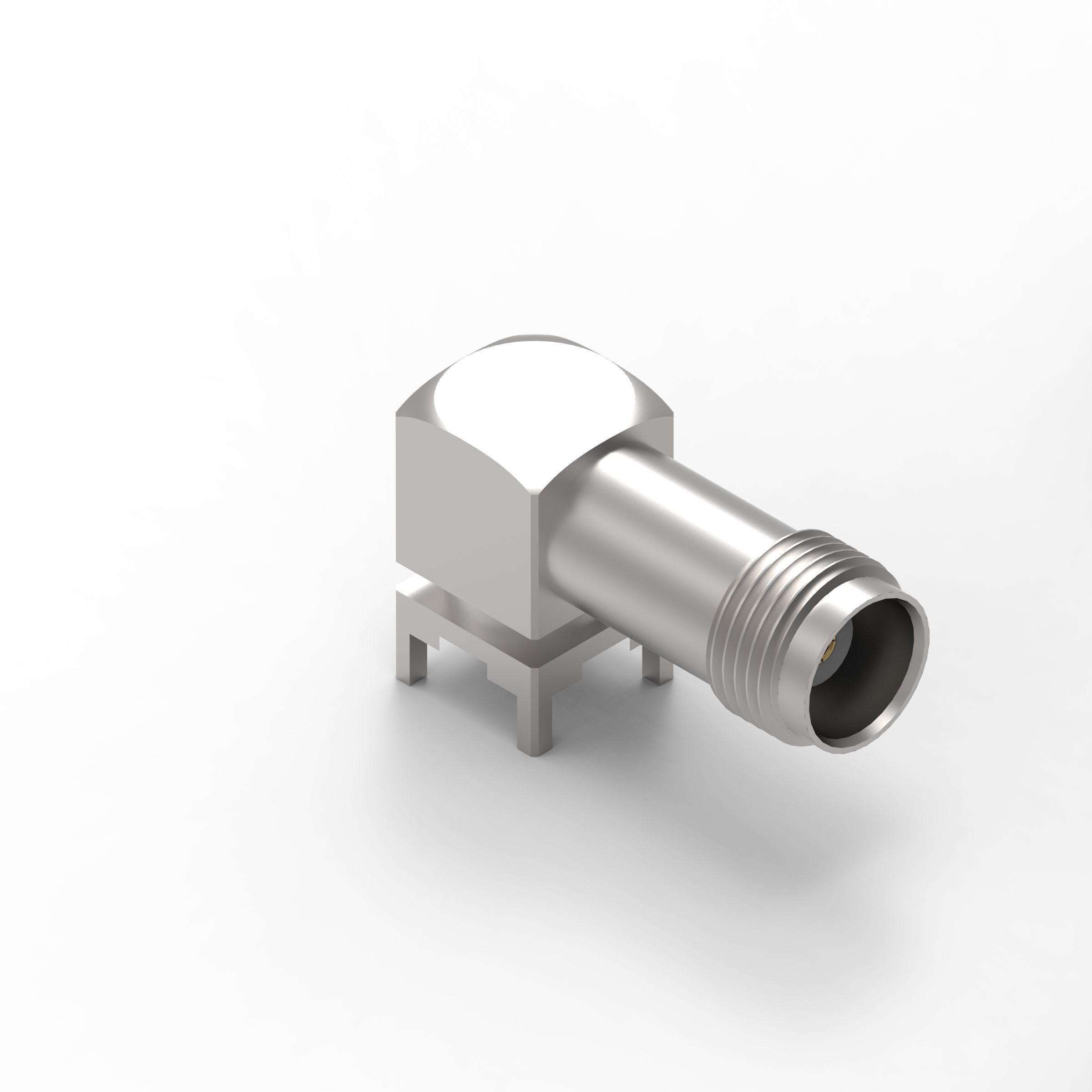 Wurth Elektronik WR-TNC Series, Jack Through Hole TNC Connector, 50Ω, PCB Termination, Right Angle Body