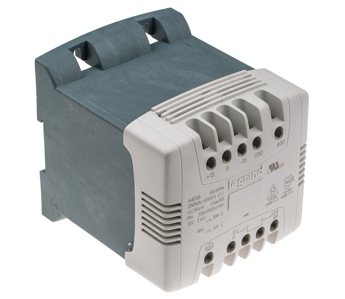 Legrand 250VA DIN Rail Transformer, 230V ac, 400V ac Primary, 24V ac Secondary