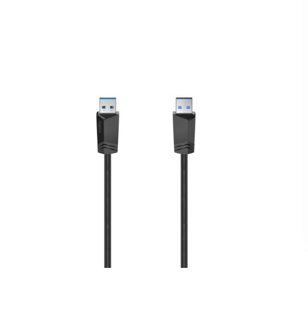 Hama USB 3.0, Male USB A to Male USB A, 5000Mbps, 1.5m