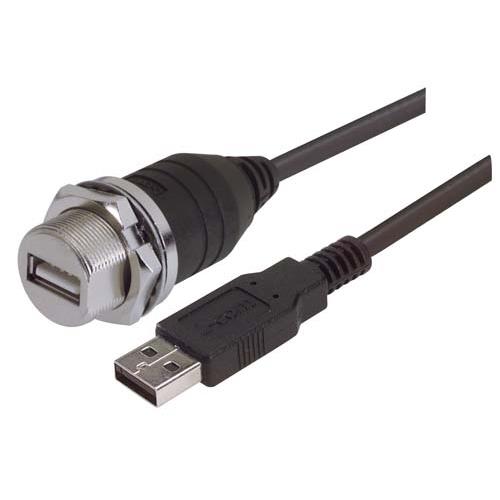 L-Com USB 2.0, Male USB to Male USB, 3m