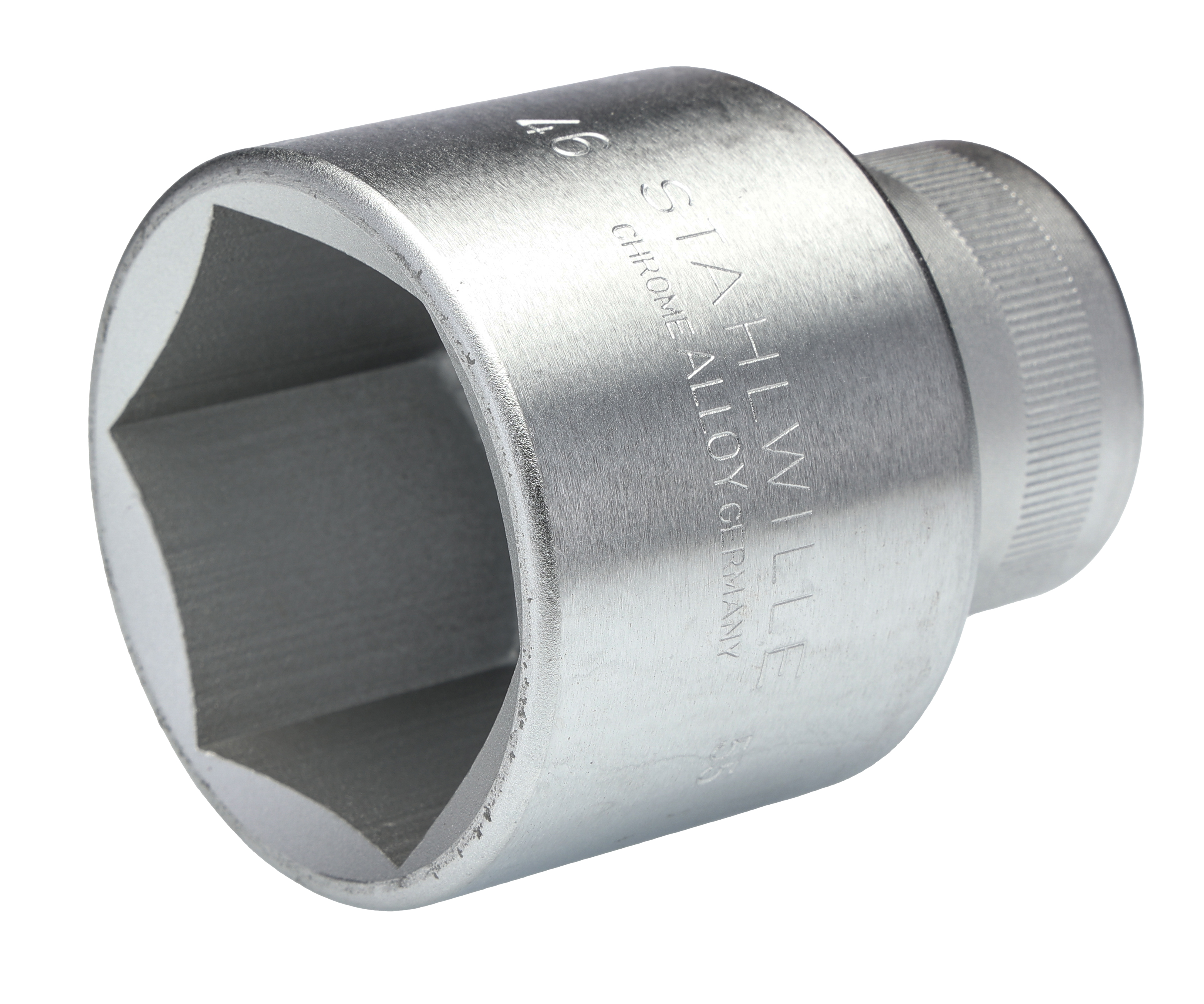 STAHLWILLE 3/4 in Drive 46mm Standard Socket, 6 point, 73 mm Overall Length