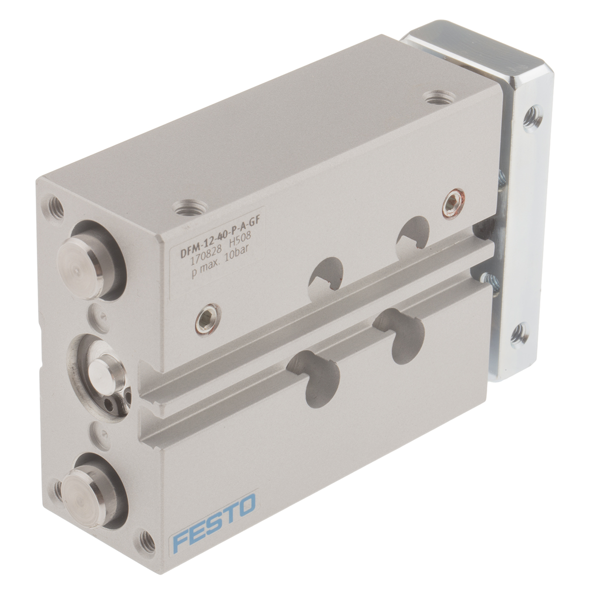 Festo Pneumatic Guided Cylinder - 170828, 12mm Bore, 40mm Stroke, DFM Series, Double Acting