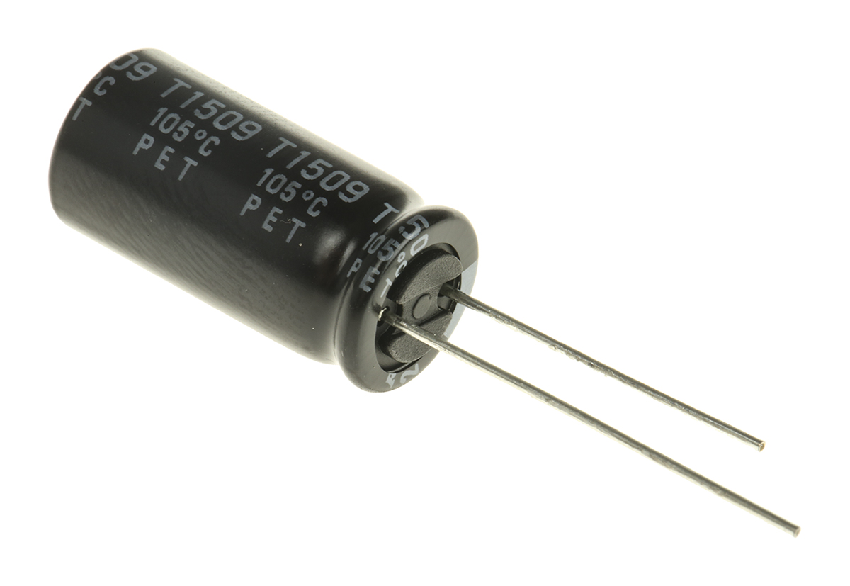 Rubycon 1000μF Aluminium Electrolytic Capacitor 25V dc, Radial, Through Hole - 25YXJ1000M10X20