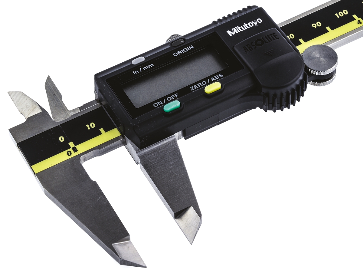 Mitutoyo 150mm, 6in Digital Caliper 0.01 mm Resolution, Imperial, Metric With UKAS Calibration