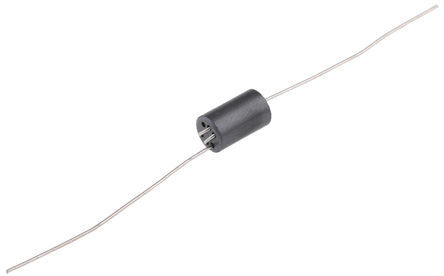 Wurth Elektronik Ferrite Bead, 6 (Dia.) x 10mm (Axial), 670Ω impedance at 25 MHz, 976Ω impedance at 100 MHz