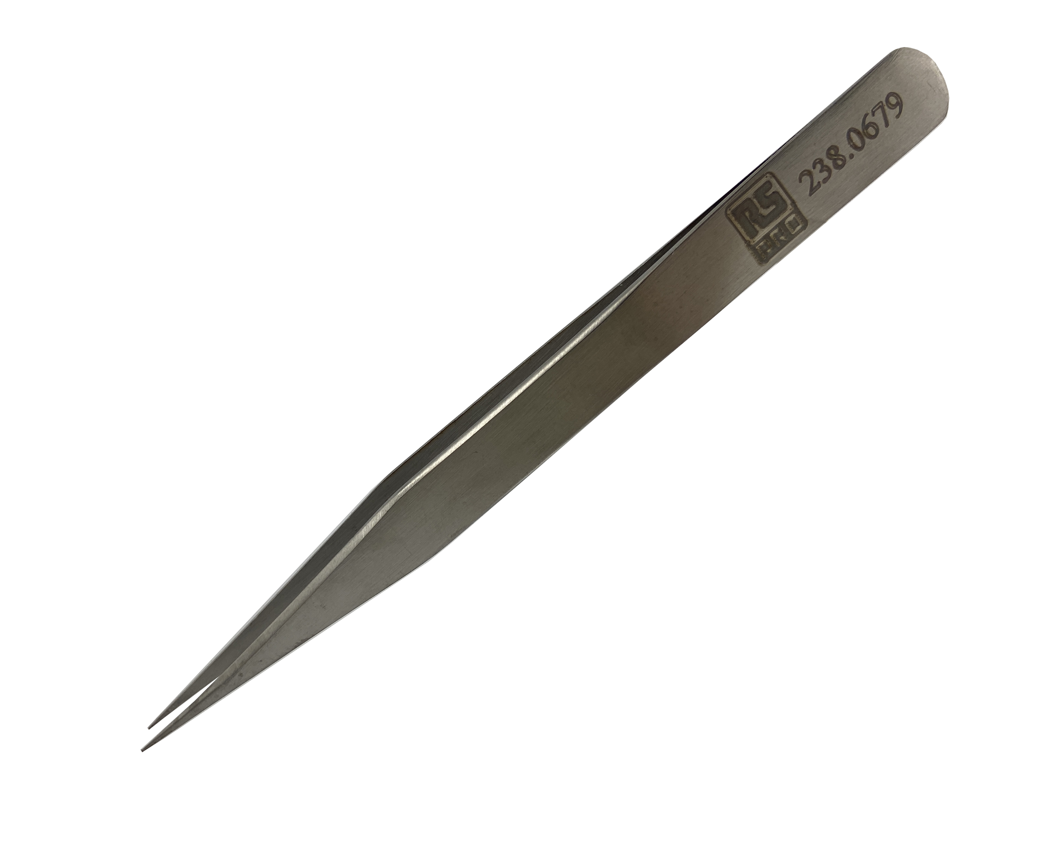 RS PRO 120 mm, Low Carbon Austenitic Steel, Fine, Tweezer