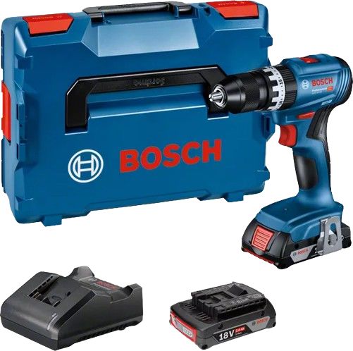 Bosch GSB 18V-45 18V Cordless Impact Drill Li-ion, Type G - British 3-Pin