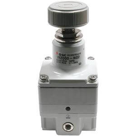 SMC G 1/4 Pneumatic Regulator - 0.05bar to 2bar, 2bar max. input