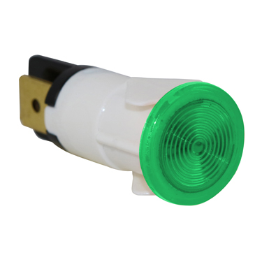 Molveno SX41 Series Green Neon Panel Mount Indicator, 250V, 12mm Mounting Hole Size