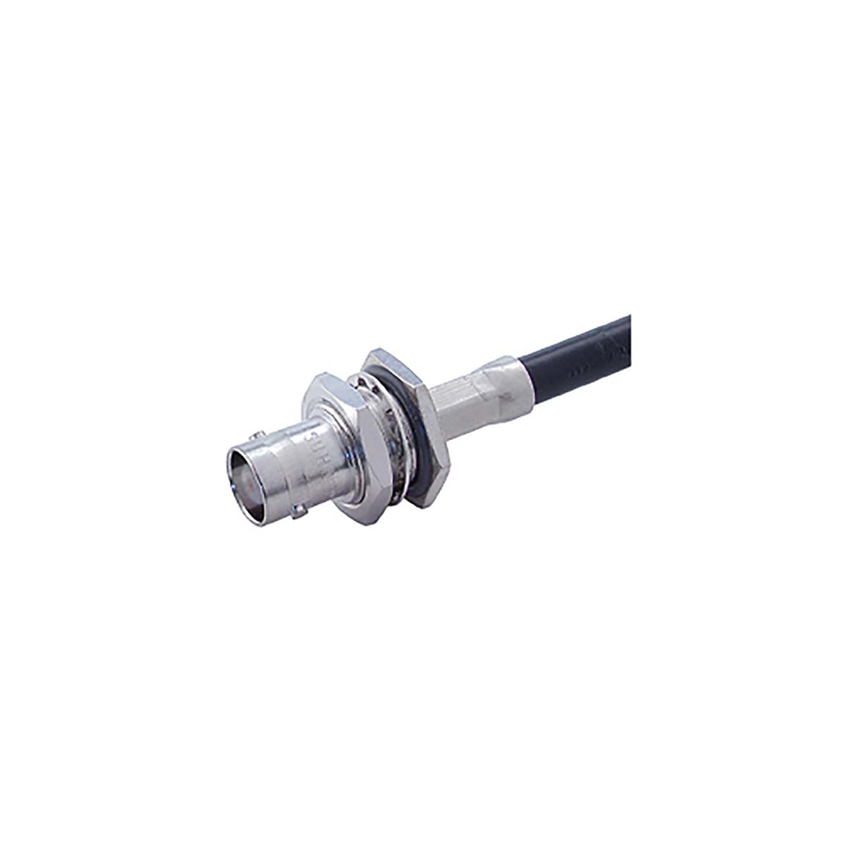 Huber+Suhner 24_BNC-50-2-45/133_NE Series, Jack Cable Mount BNC Connector, 50Ω, Crimp Termination, Straight Body