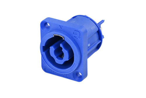 Re-An Products Compact Power Connector Panel Mount Socket, 2 + PE, 250 V