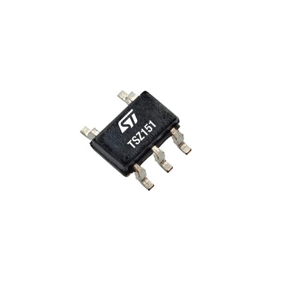 TSZ151IYCT STMicroelectronics, Operational Amplifier, 1.6 MHz, 5-Pin 5.5 V SC-70-5