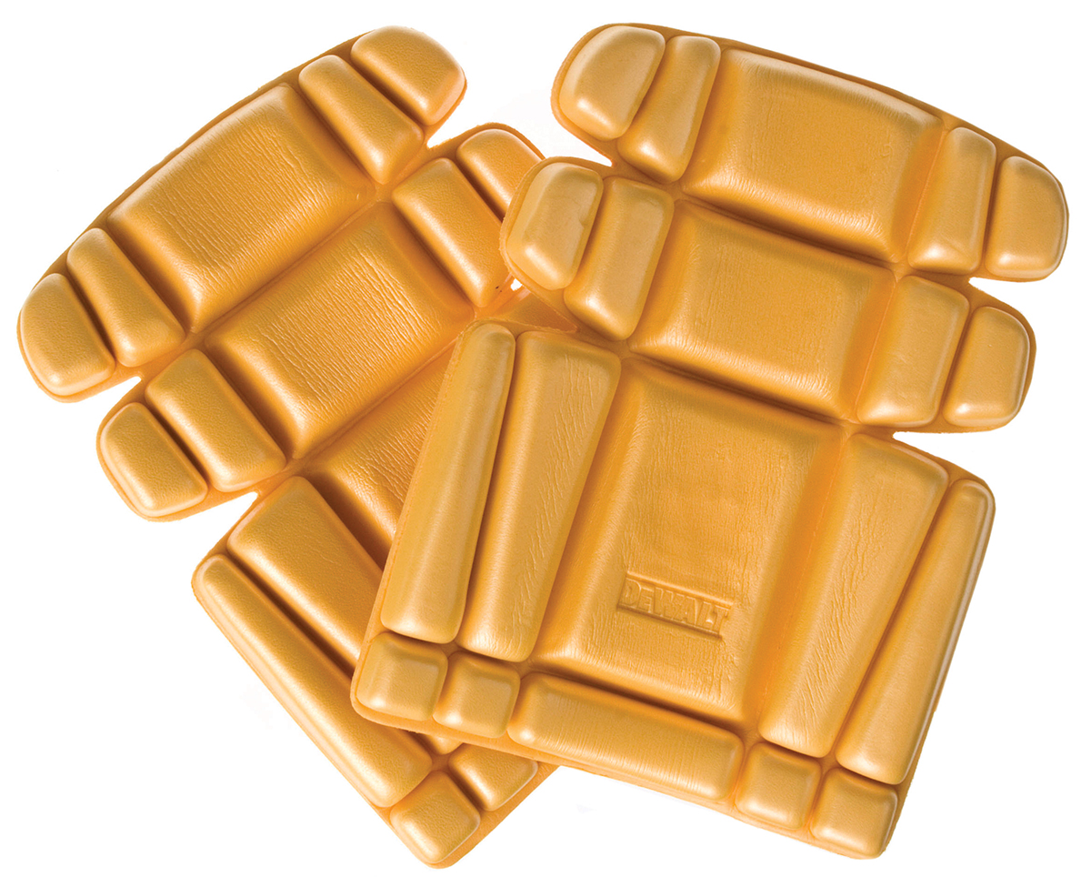 DeWALT Yellow Polyethylene (PE) Trouser Knee Pocket Knee Pad Resistant to Water