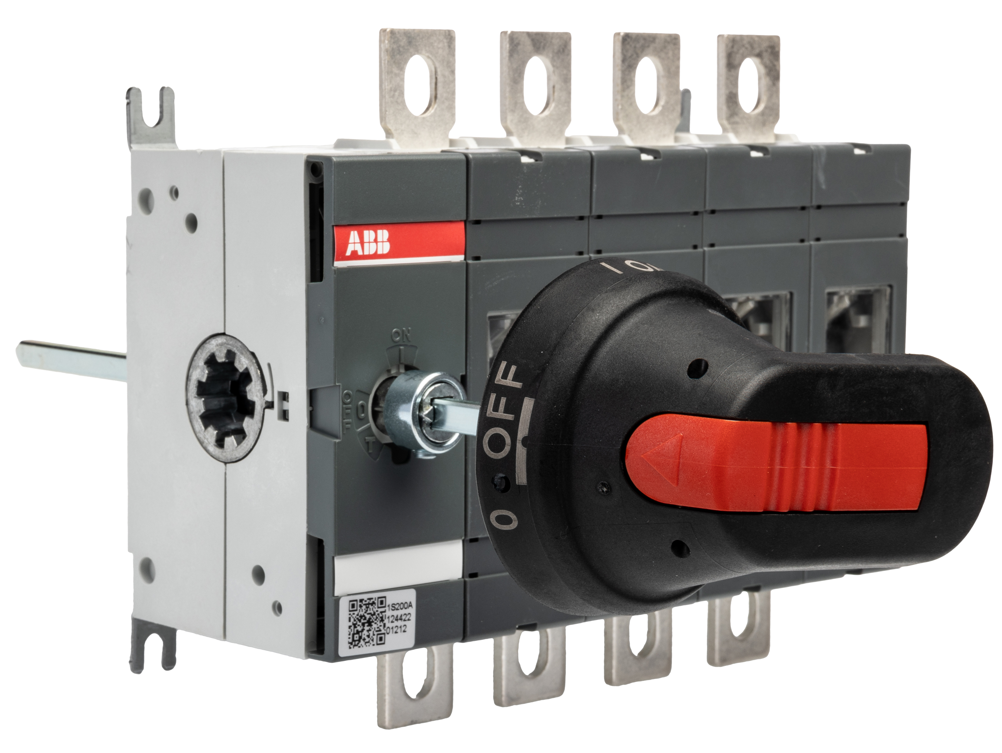 ABB OT Pole Base Mounting Switch Disconnector - 200A Maximum Current, 200kW Power Rating, IP65