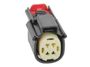 Molex, 33472 4 Way Nylon Connector Housing, Black