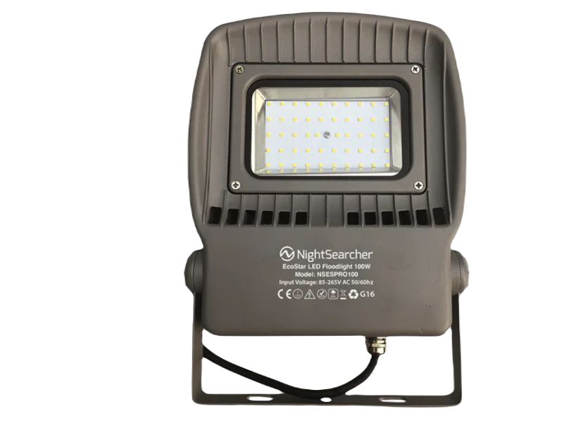 Nightsearcher NSESPRO Floodlight, 100 W, 12000, IP65, 265 V