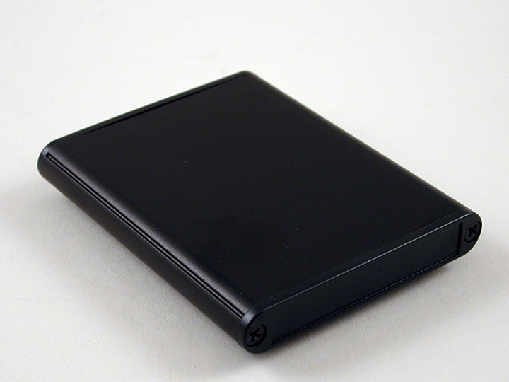 Hammond 1455 Series Extruded Aluminium Enclosure, IP54, 80 x 70 x 12mm