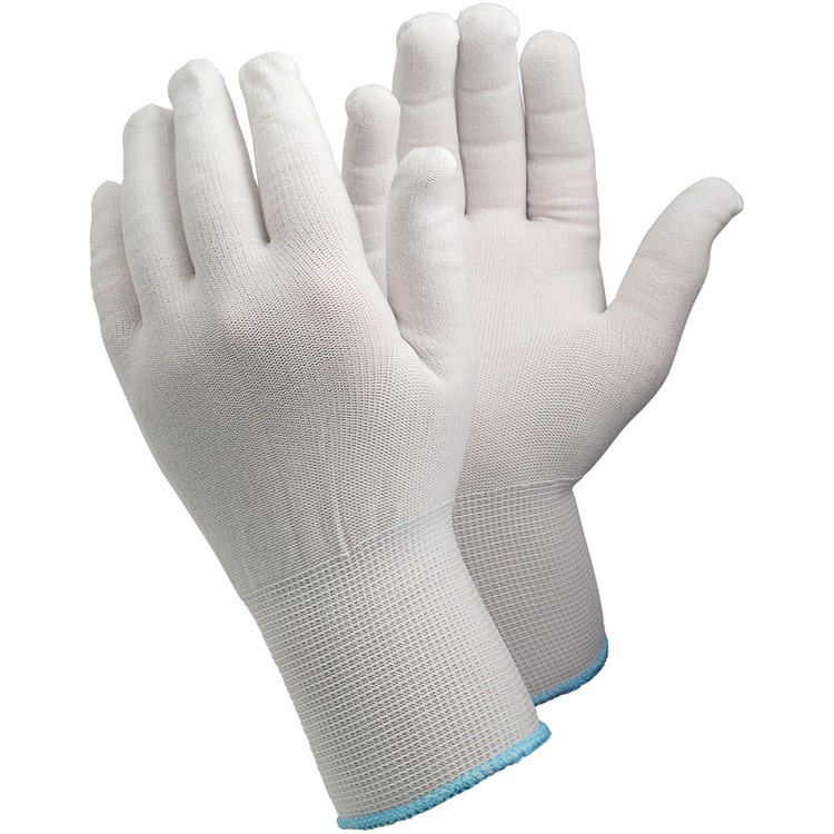 Tegera White Nylon Nylon Work Gloves, Size 6