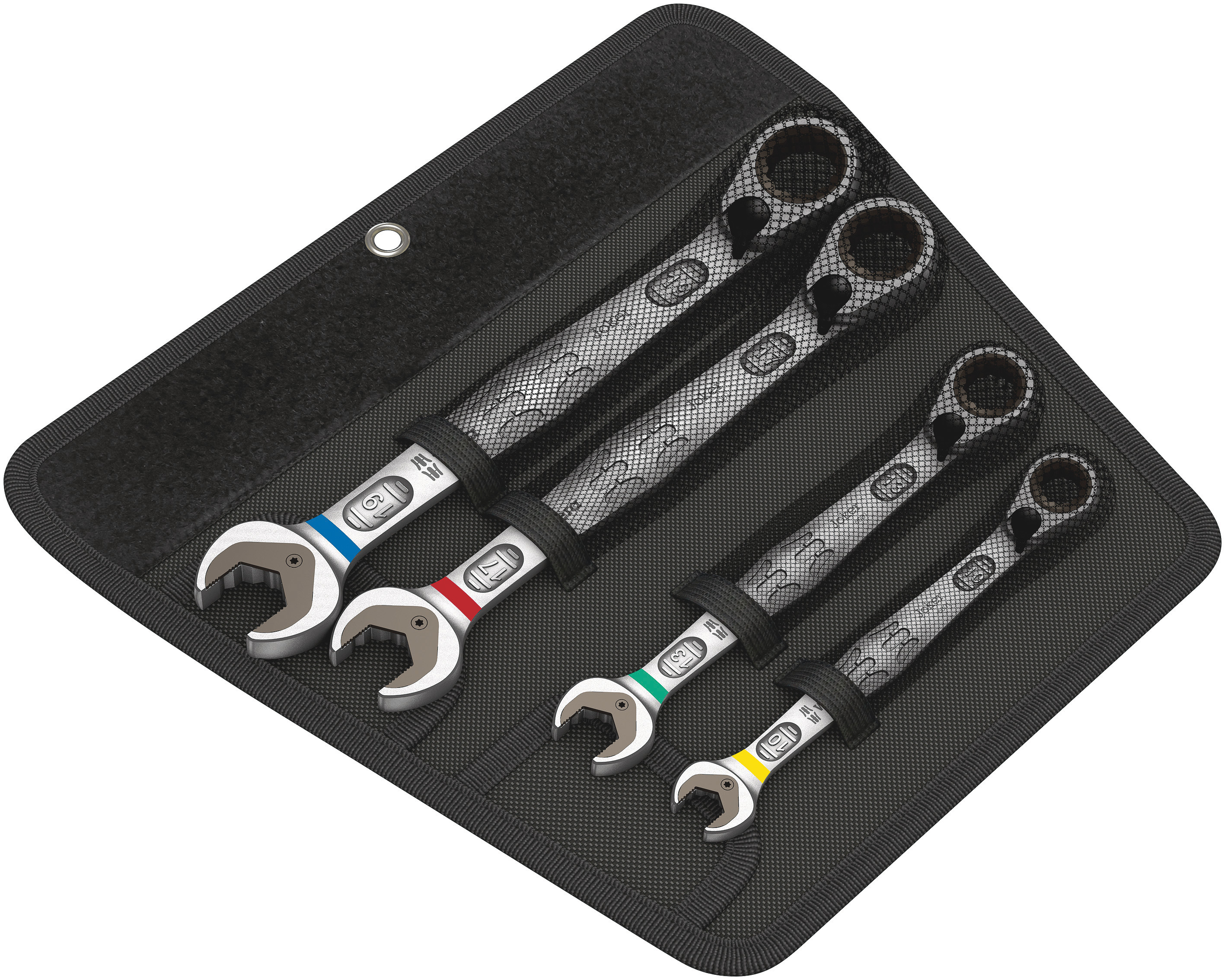 Wera Joker 6001 Series 4-Piece Spanner Set, 10 → 19 mm