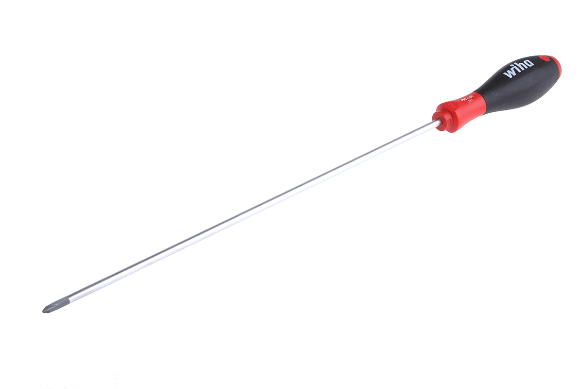 Wiha Phillips Screwdriver, PH1 Tip, 300 mm Blade, 411 mm Overall