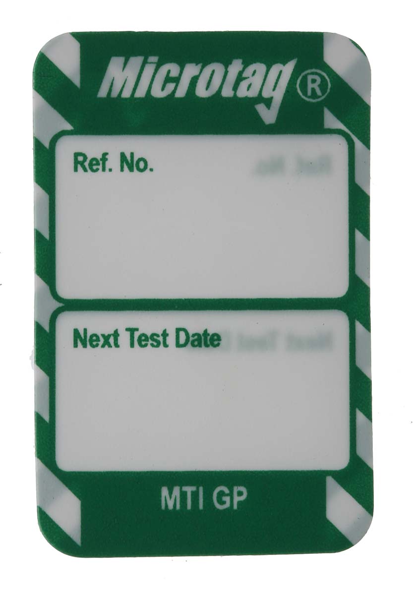 Brady White on Green Safety Inspection Tag, English Language, 20 per Pack