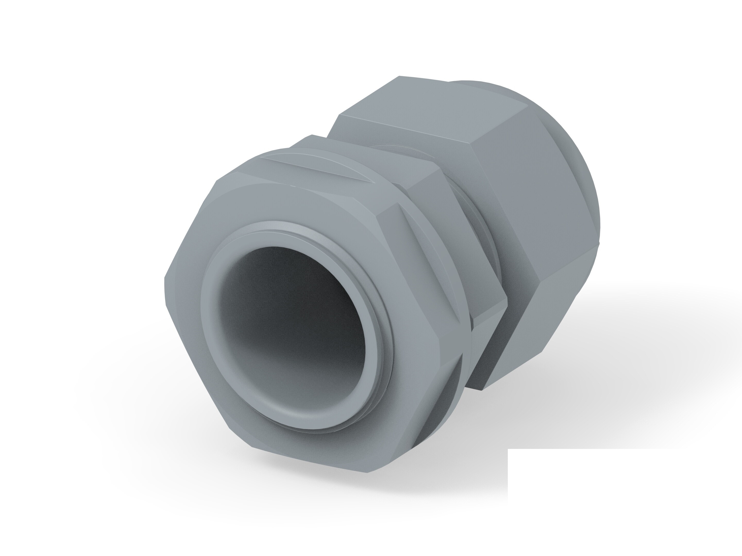 Entrelec 1SNG Series Grey PA 6 Cable Gland, PG16 Thread, 10mm min., 14mm max., IP66, IP68