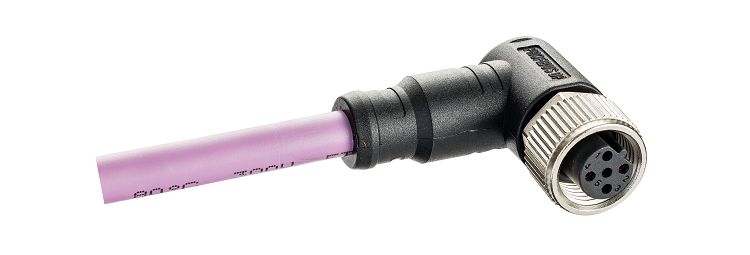 Amphenol Industrial Female 5 way M12 to Wire Lead Actuator/Sensor Cable, 1 m