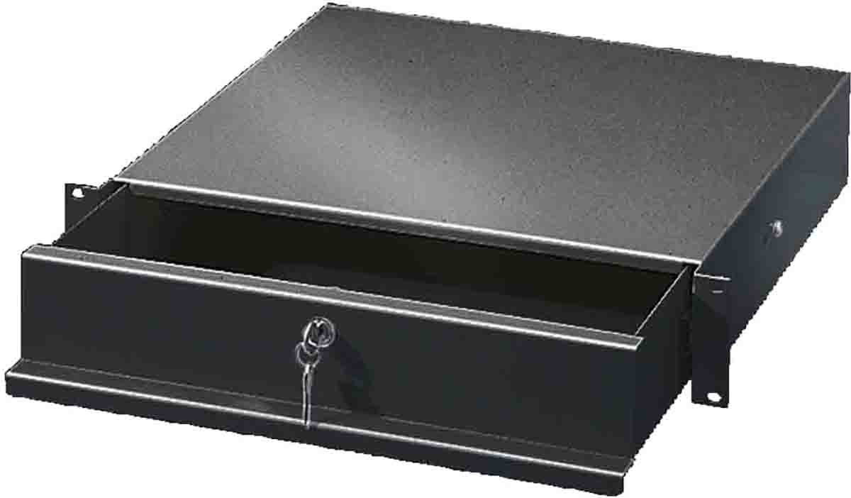 Rittal DK Series Black Drawer, 2U x 419mm