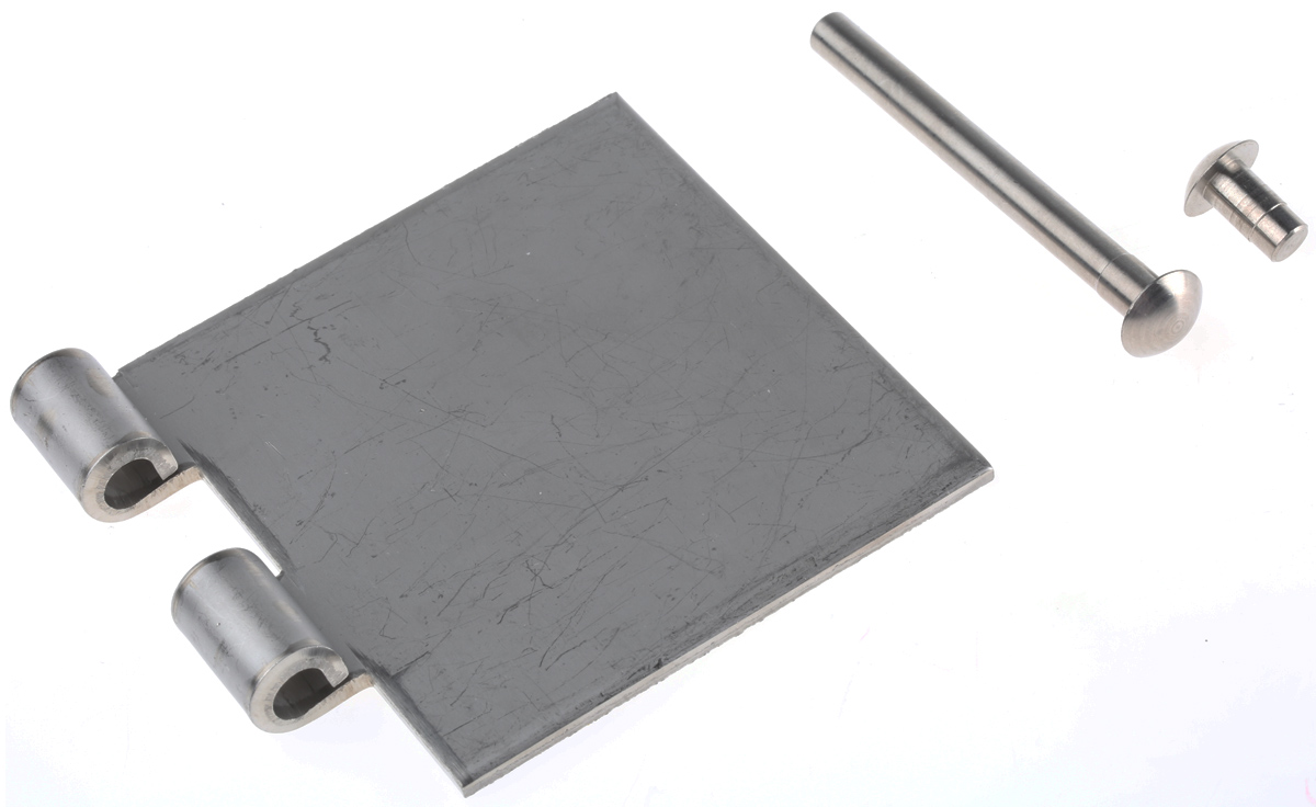 Pinet Stainless Steel Butt Hinge, 80mm x 80mm x 3mm