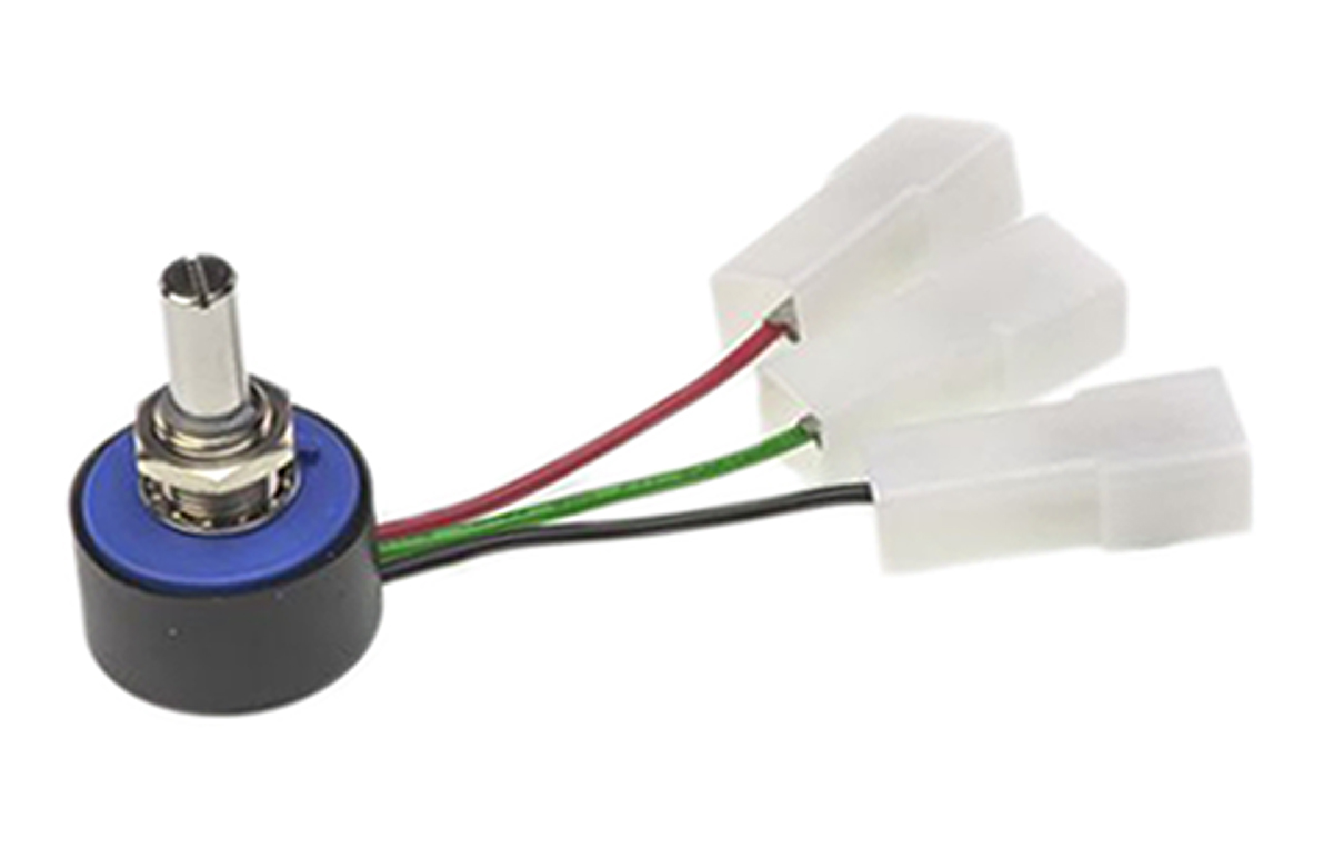Vishay 357 10kΩ Rotary Potentiometer Continuous-Turns 1-Gang Panel Mount, 357B0103MXB054506